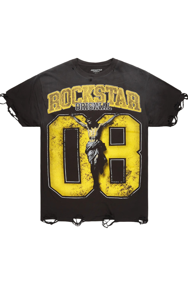 Men’s Graphic Black and Yellow Shirts