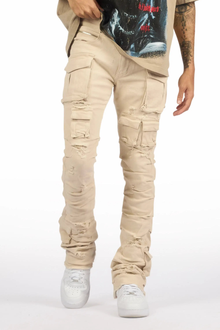 Khaki/Beige Jeans for Men