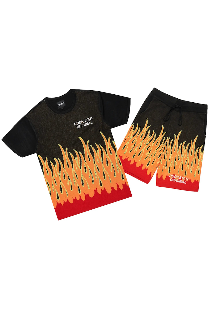 Men’s Jeans With Flames