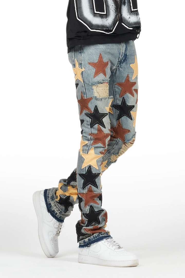Shop Men’s Patchwork Jeans