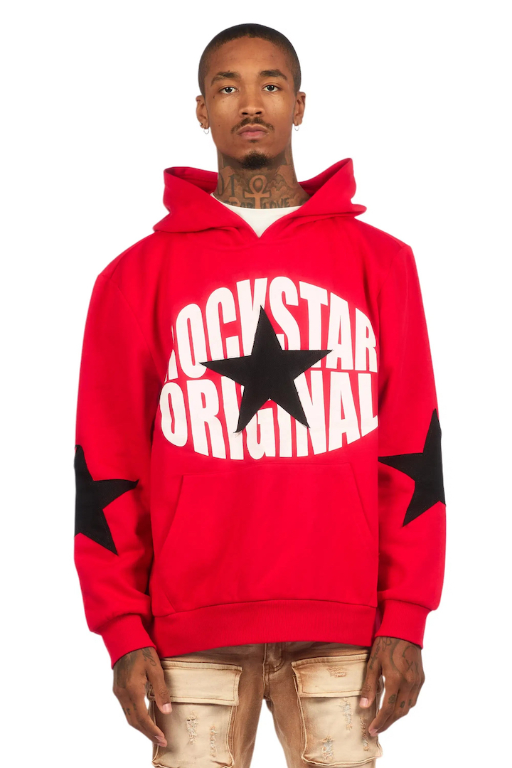 Shop Men’s Red Graphic Hoodies