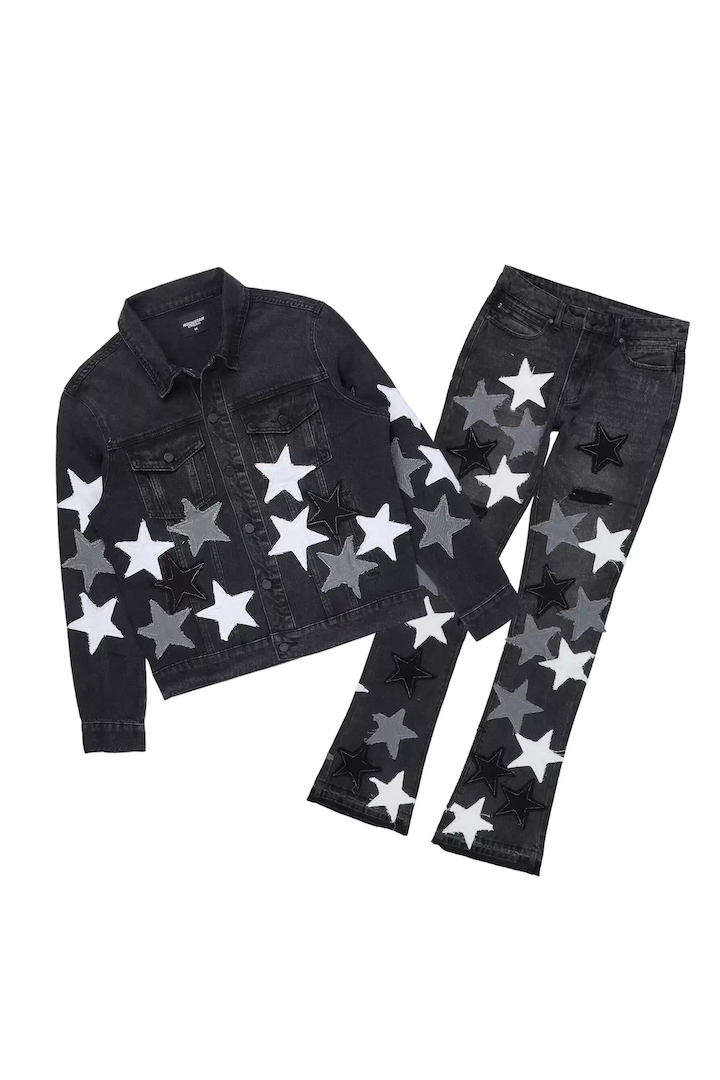 Shop Mens Patched Denim Jackets