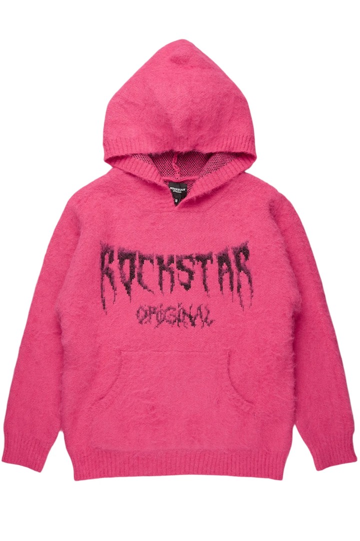 Shop Men’s Pink Graphic Hoodie 