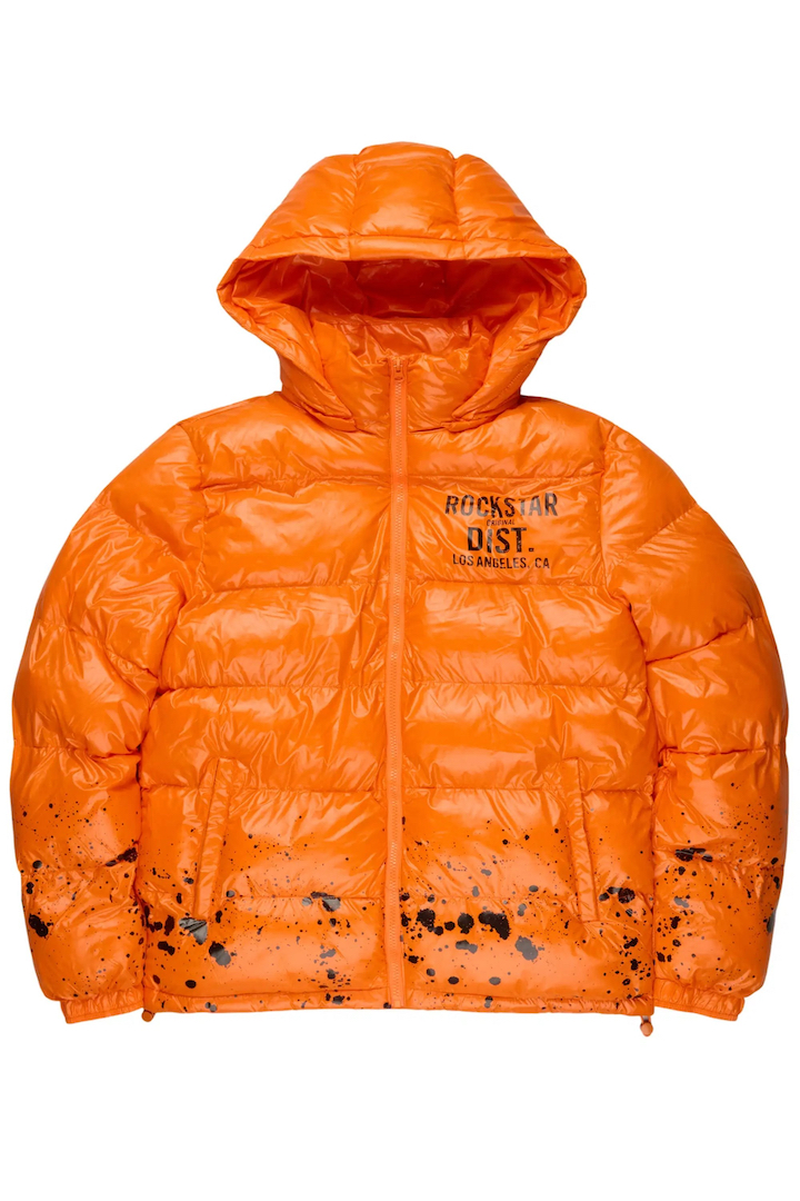 Men’s Orange Puffer Coats