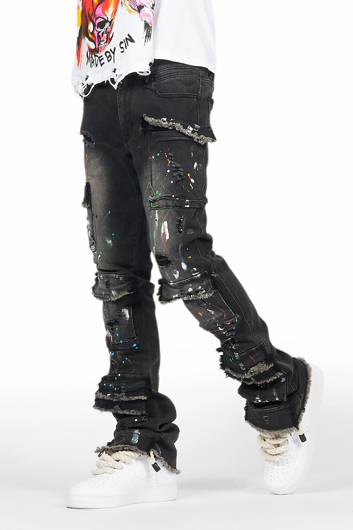 Shop Men’s Paint-Splatter Jeans