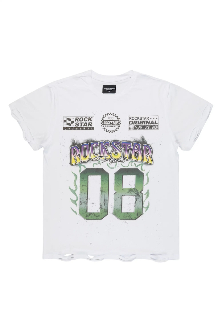 Shop Men’s Graphic White T-Shirts