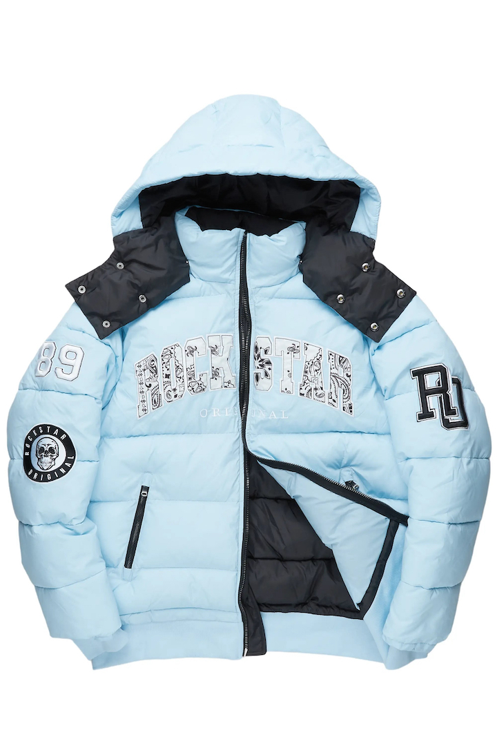 Shop Men’s Bubble Coats in Blue