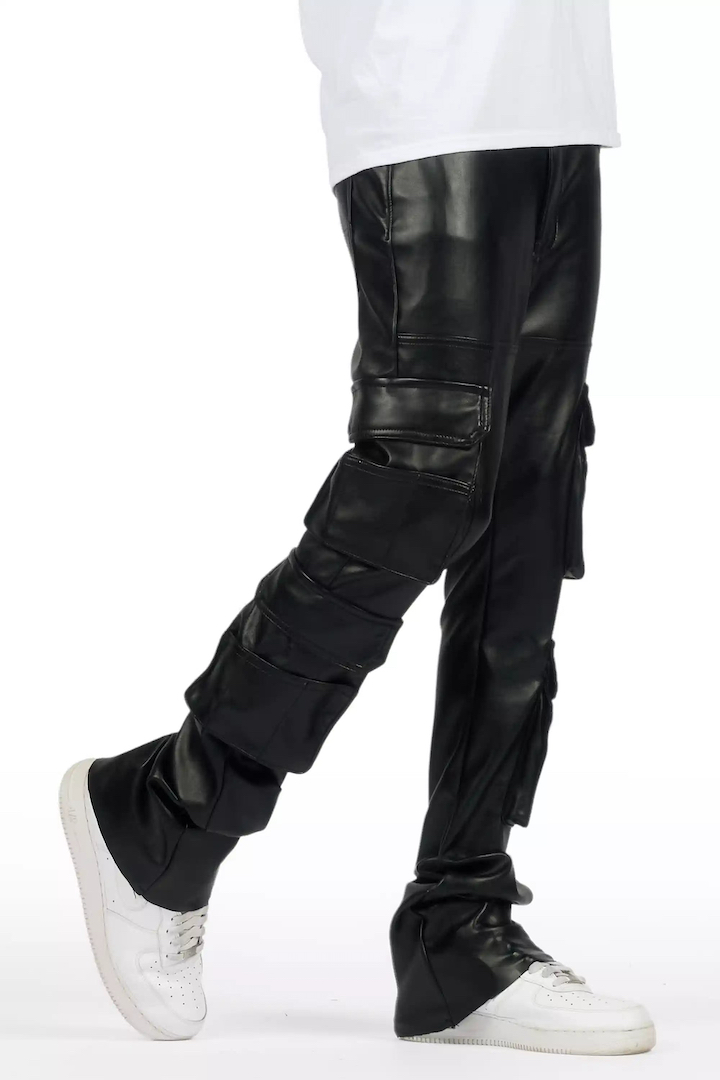Shop Men’s Stacked Leather, Cargo Pants