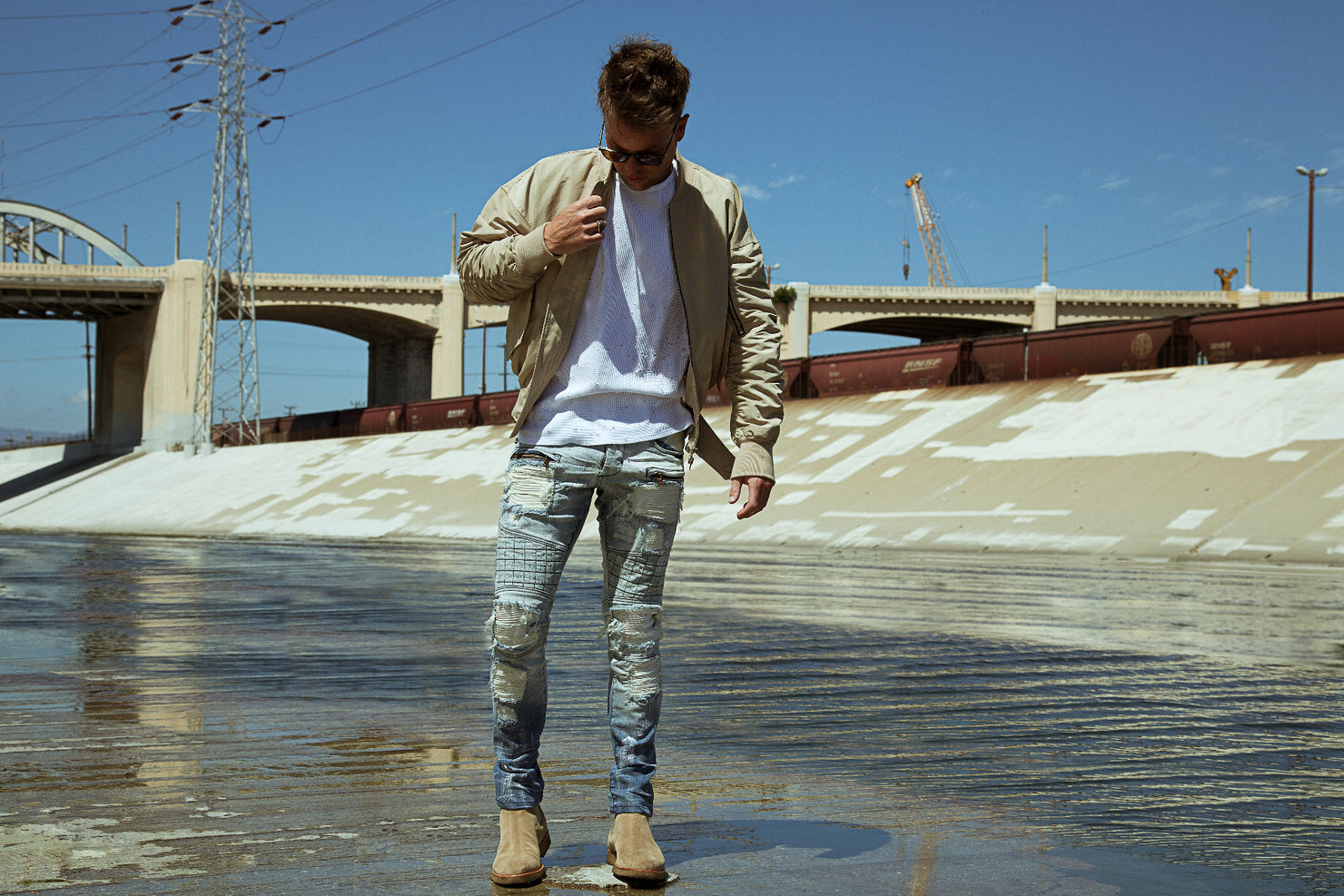 Downtown Denim LA River Shoot