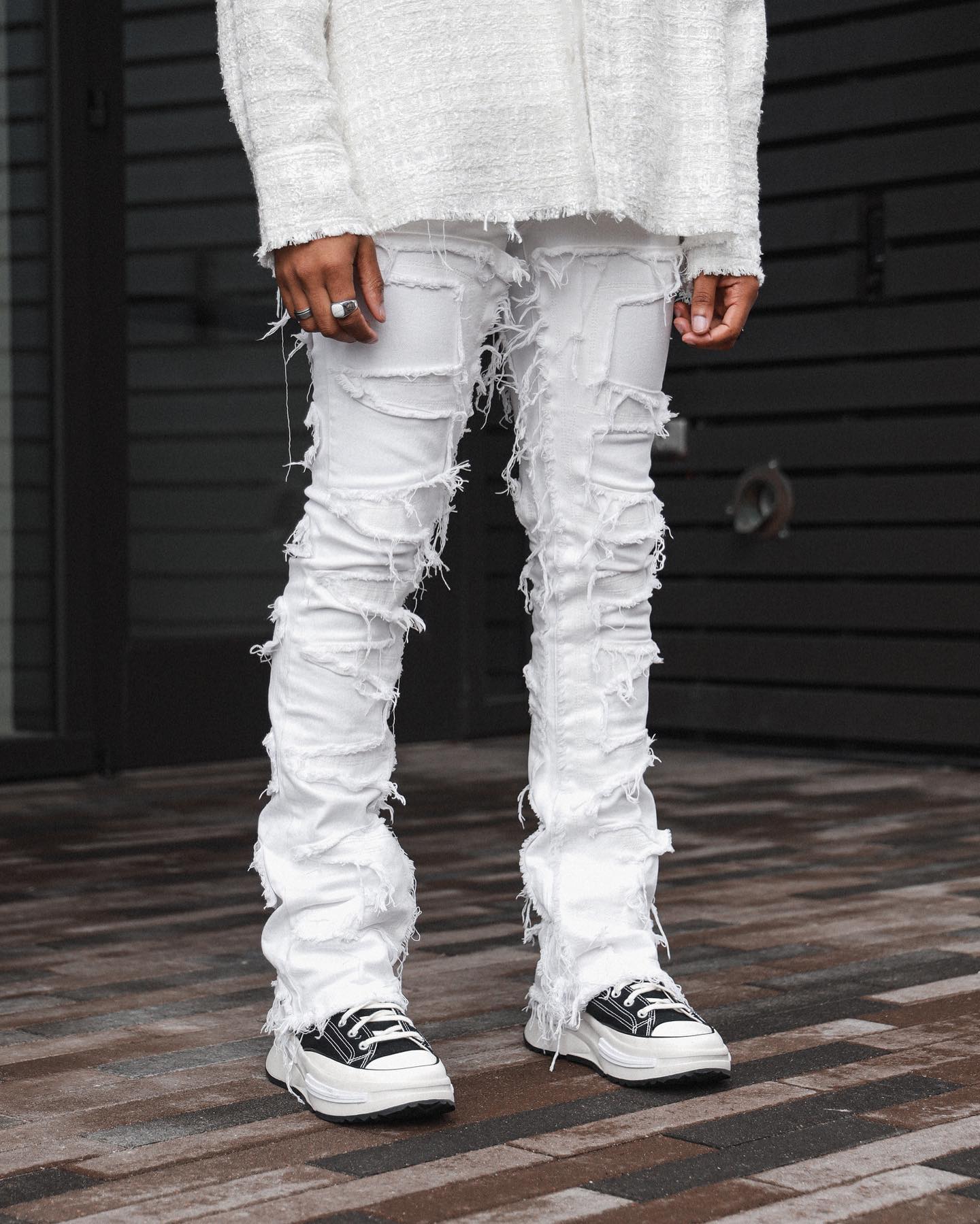 How to Style Pants That Are 'Too Long'