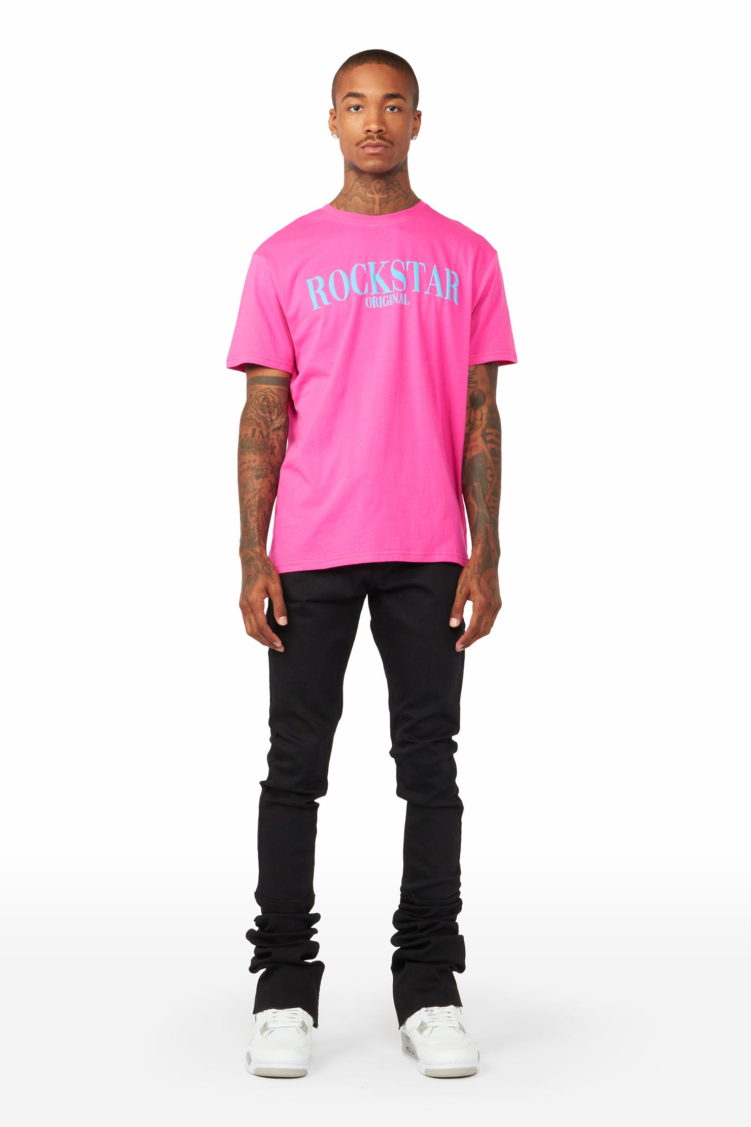 Tavi Orchid/Blue Printed T-Shirt