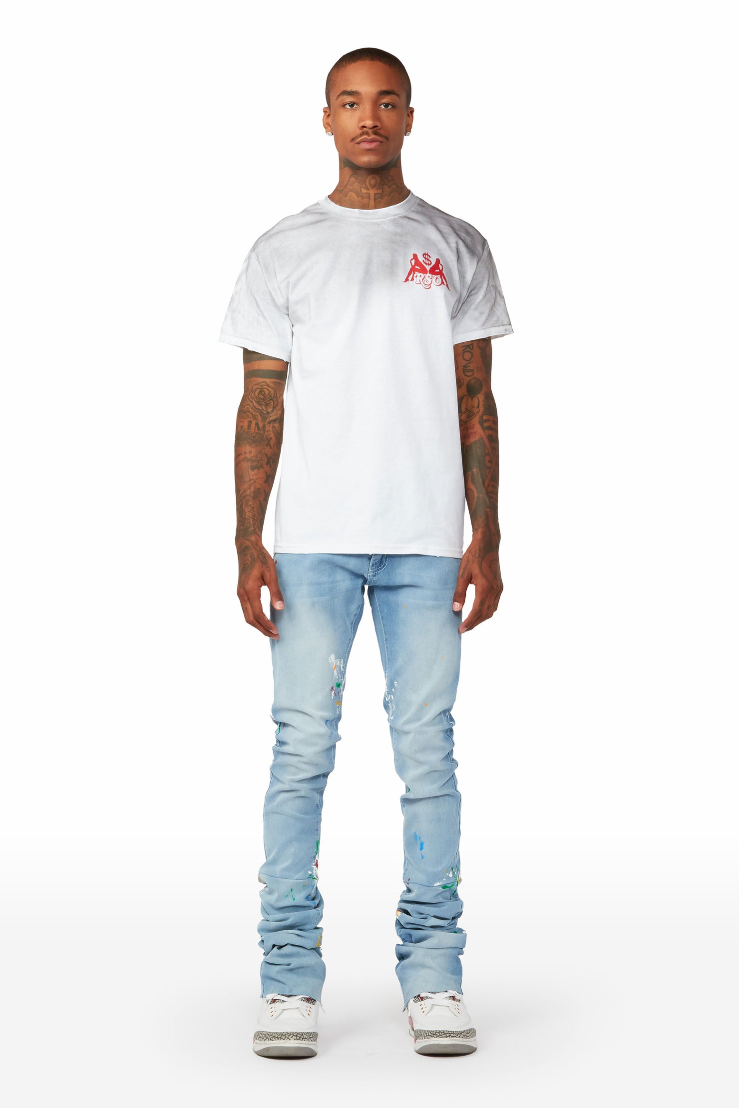 Seedee White Graphic T-Shirt