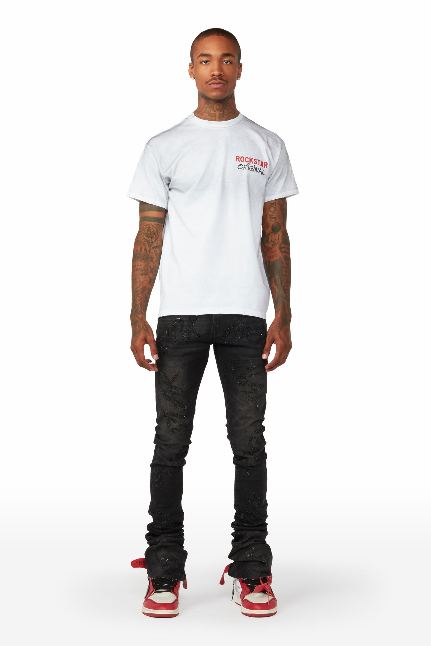 Fuhkt White Graphic T-Shirt