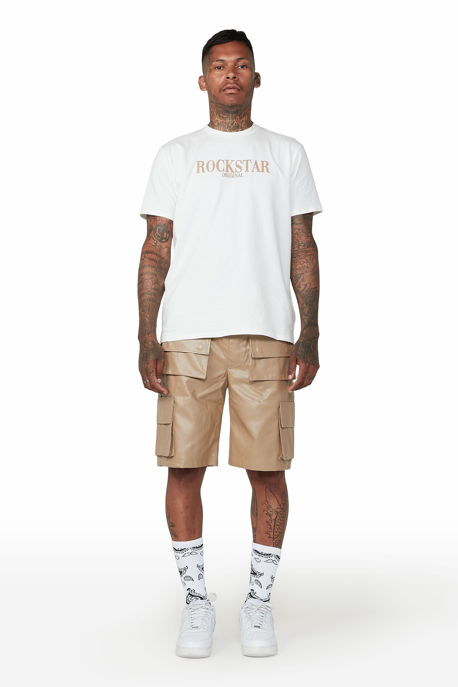 Callum Beige Short Set