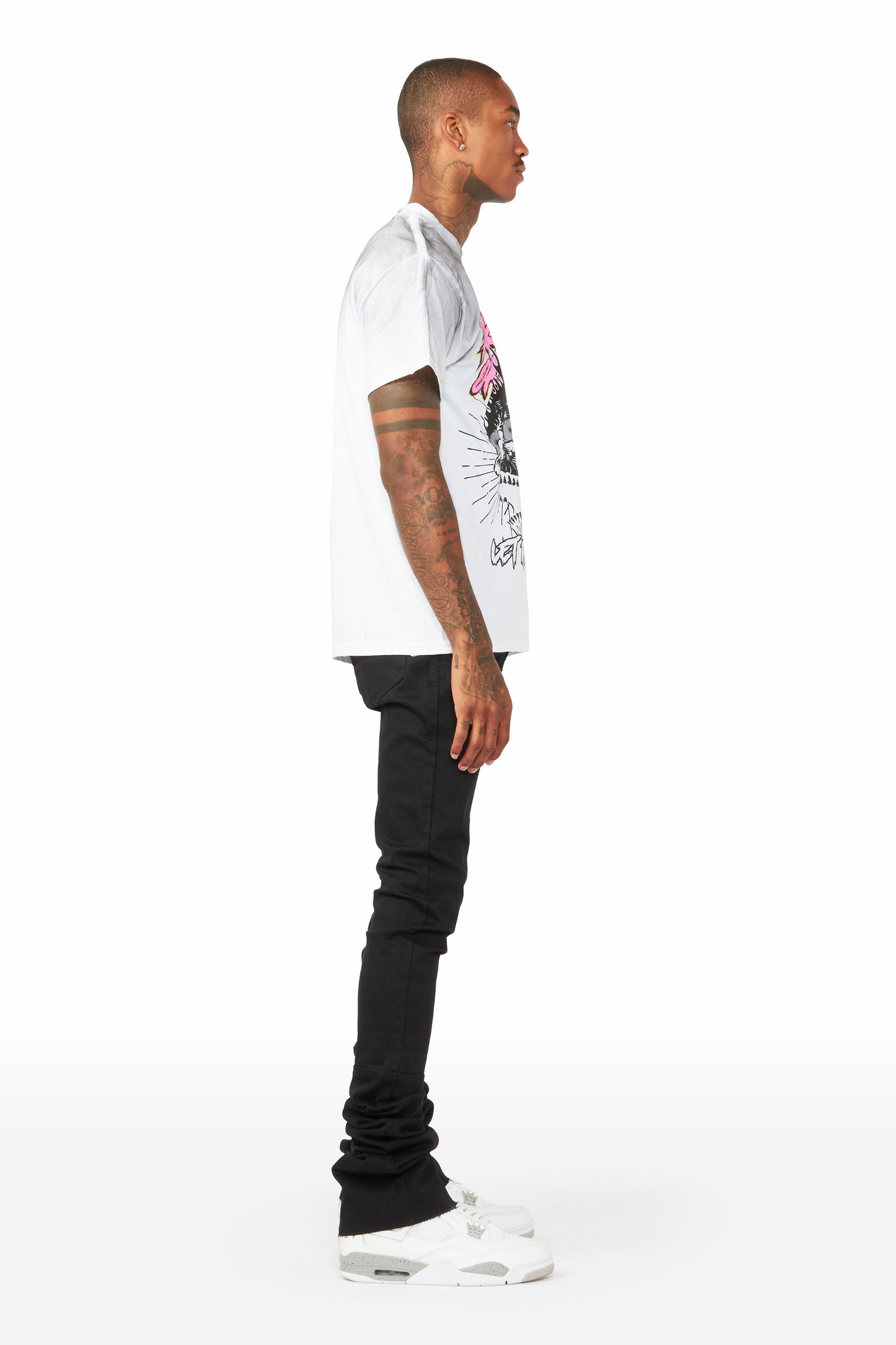 Naypolm White Graphic T-Shirt