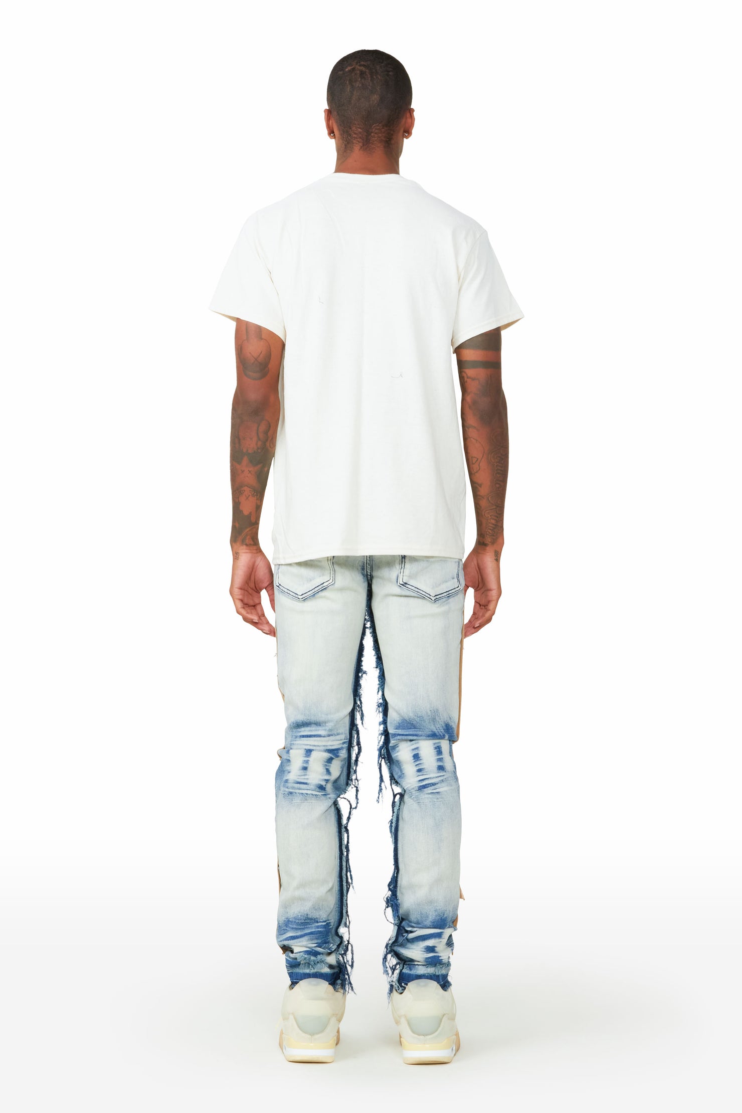 Dontae Blue Patchwork Jean