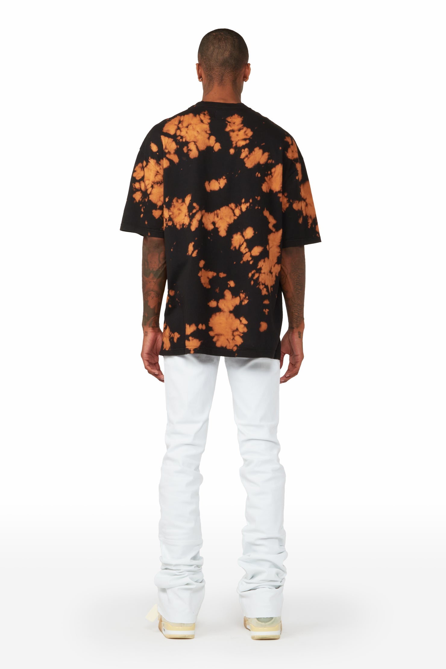 Burnheart Acid Black Oversize T-shirt
