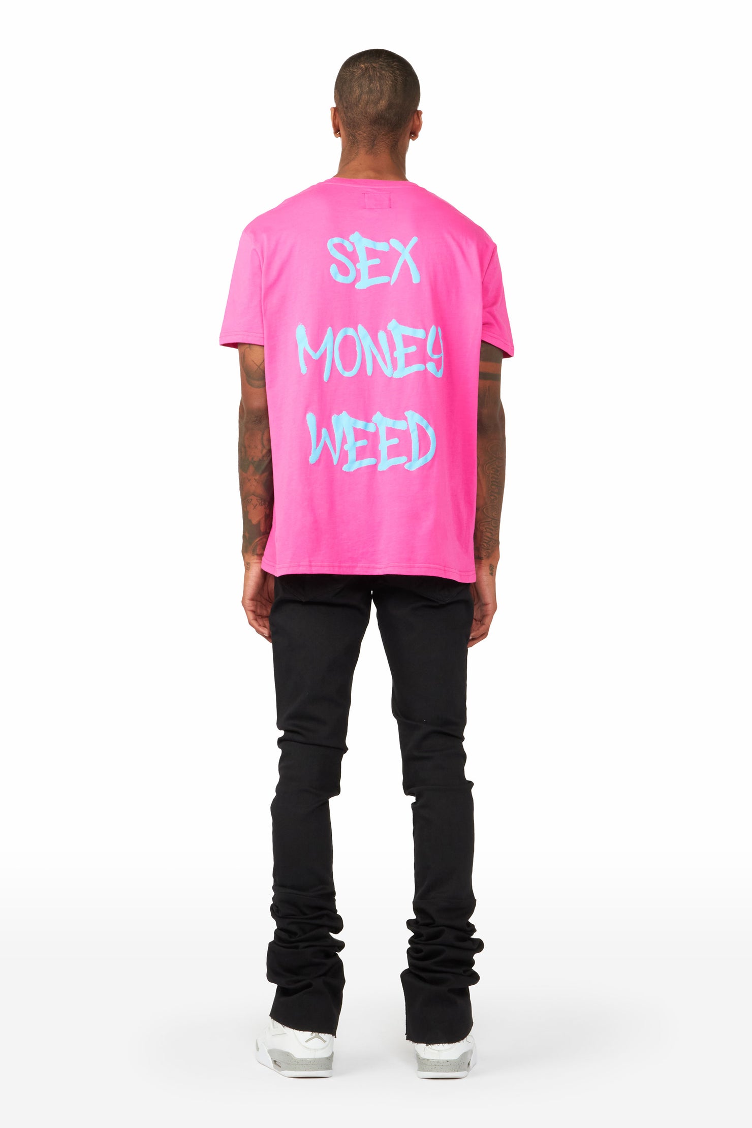 Tavi Orchid/Blue Printed T-Shirt