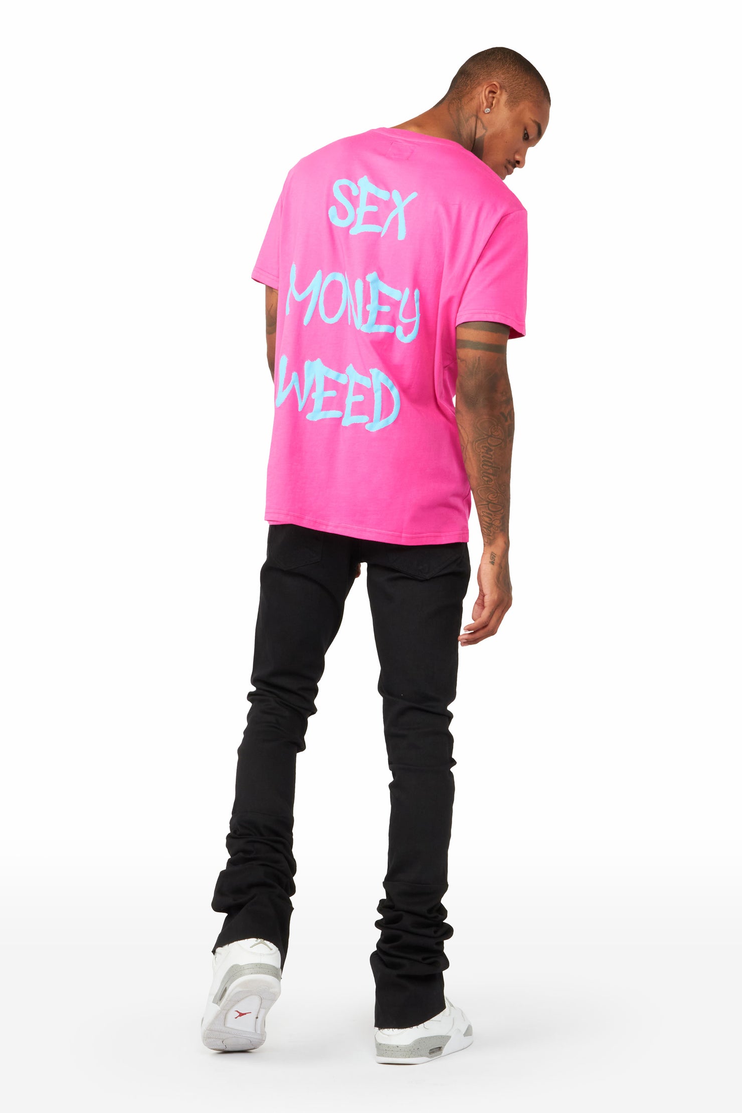 Tavi Orchid/Blue Printed T-Shirt