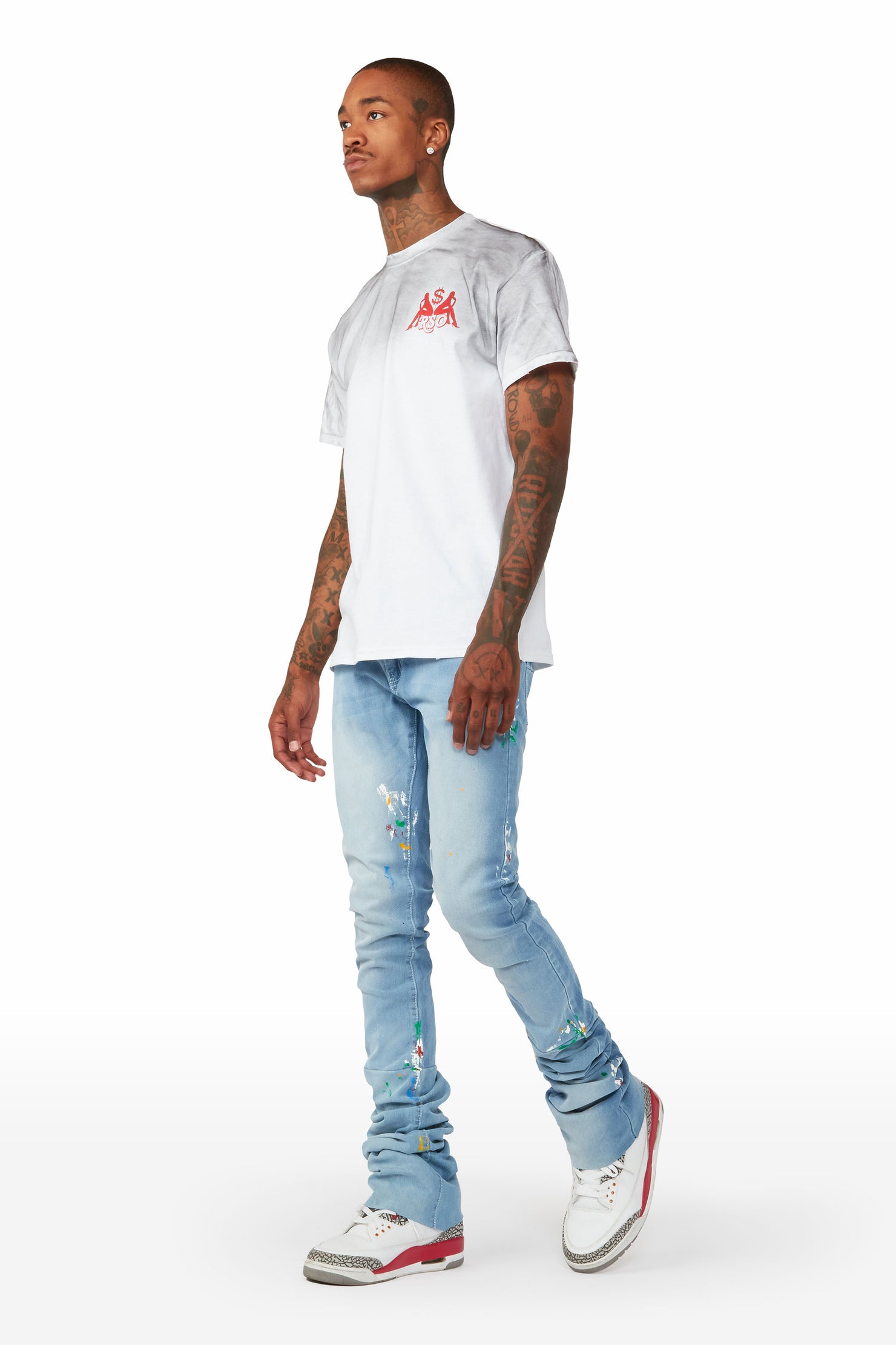 Seedee White Graphic T-Shirt