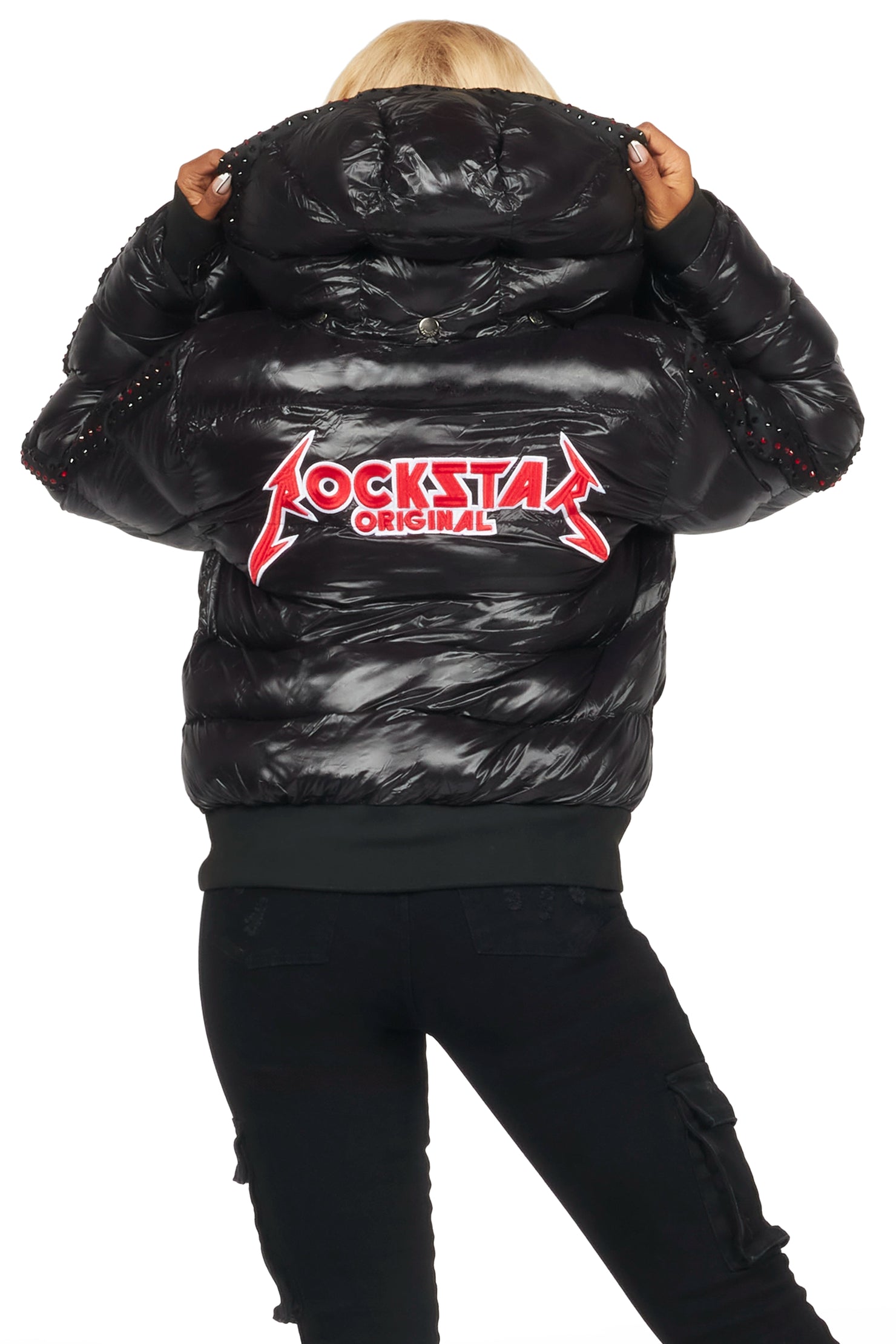 Banklee Black Puffer Jacket