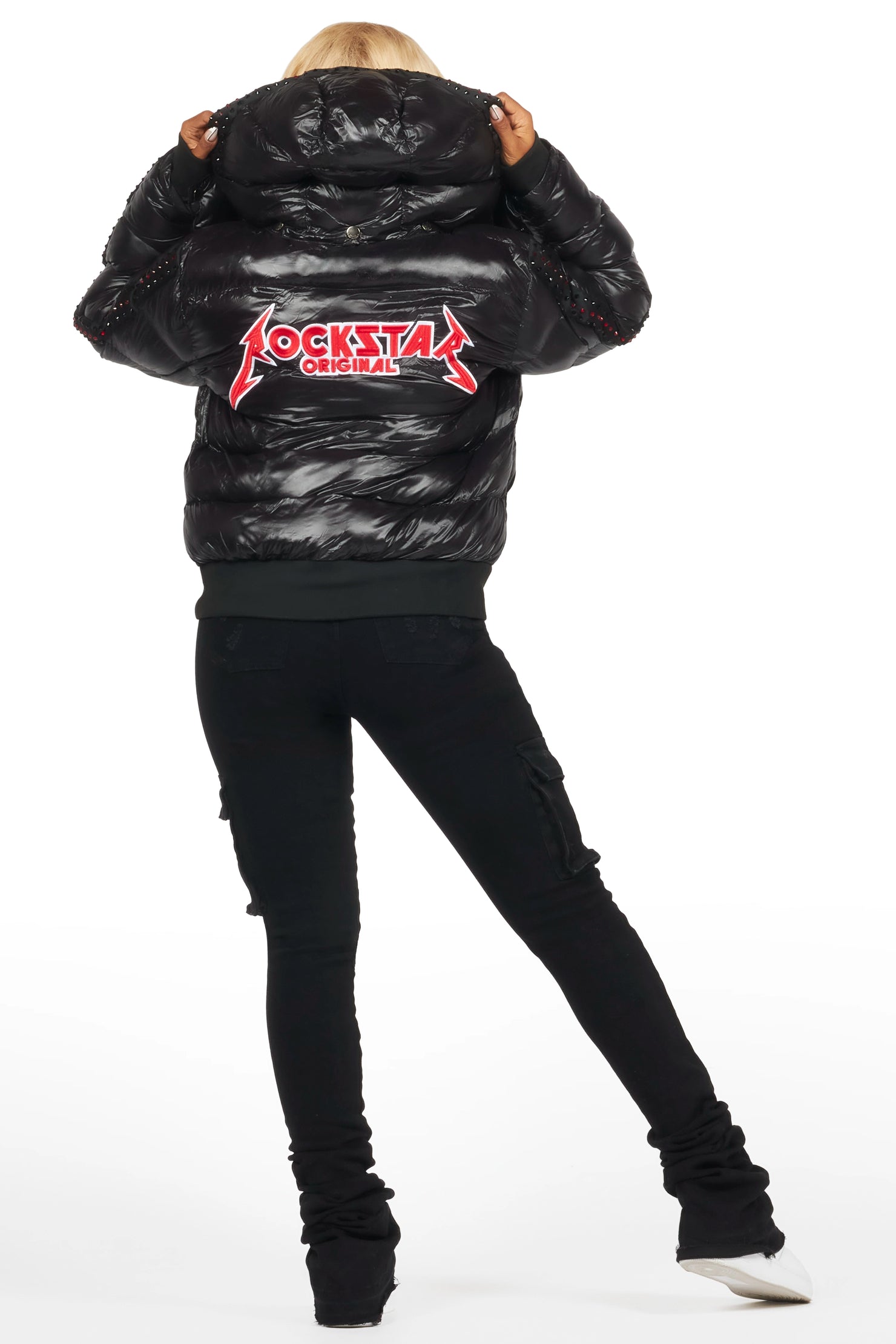 Banklee Black Puffer Jacket