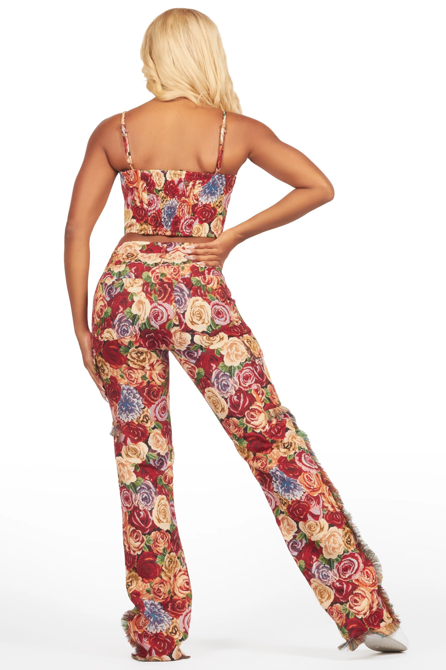 Darresha Red Tapestry Corset