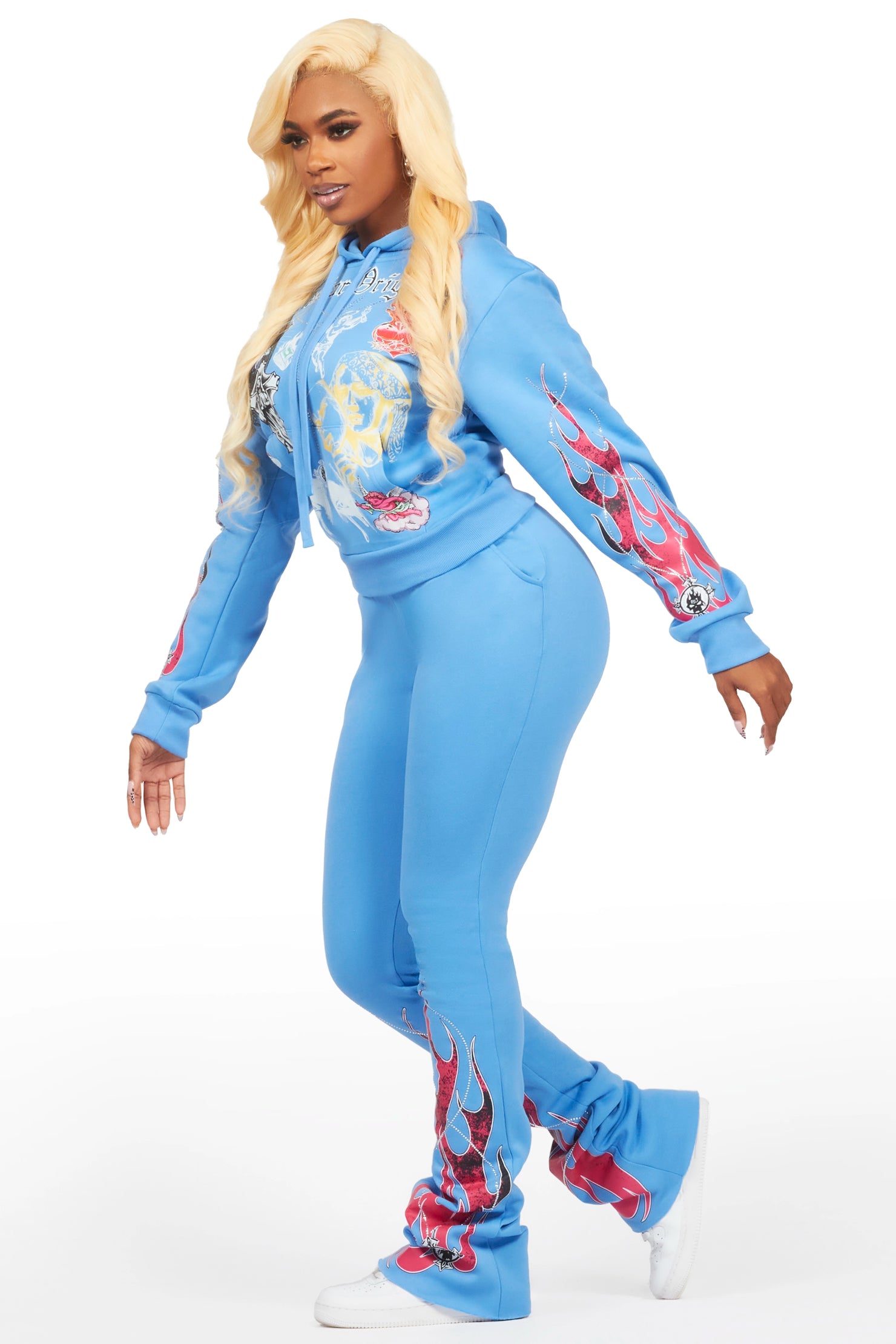 Dazarene Blue 2.0 Rhinestone Super Stacked Trackset