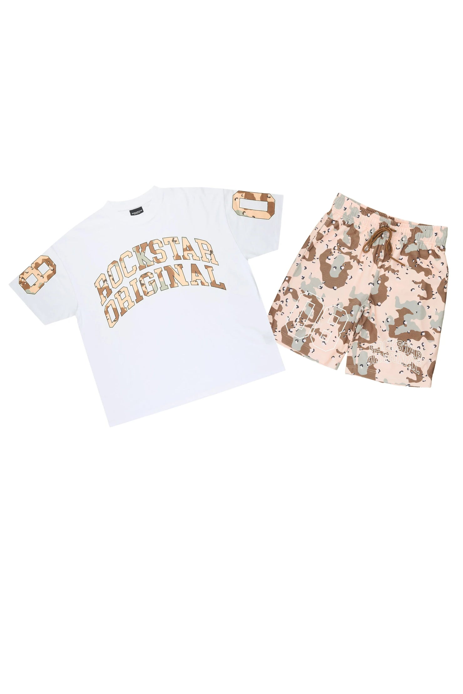 Desiero Desert Camo T-Shirt Short Set