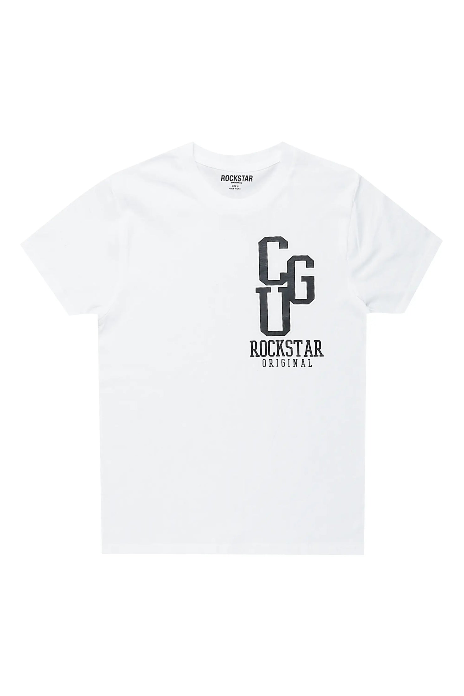 Boys Hanan White Graphic T-Shirt