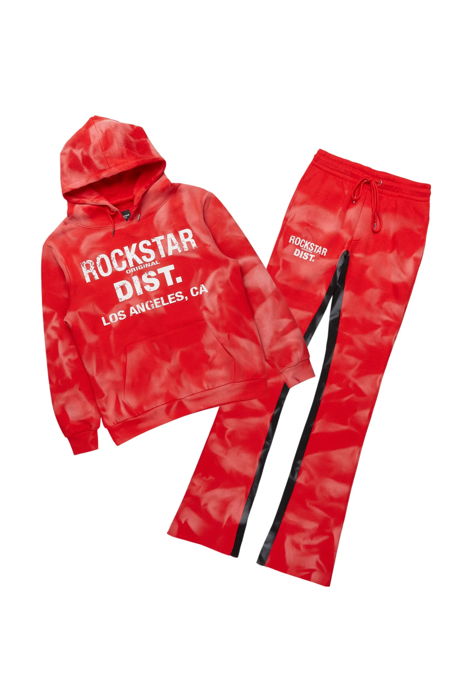 Nelly Red Hoodie/Baggy Track Pant Set