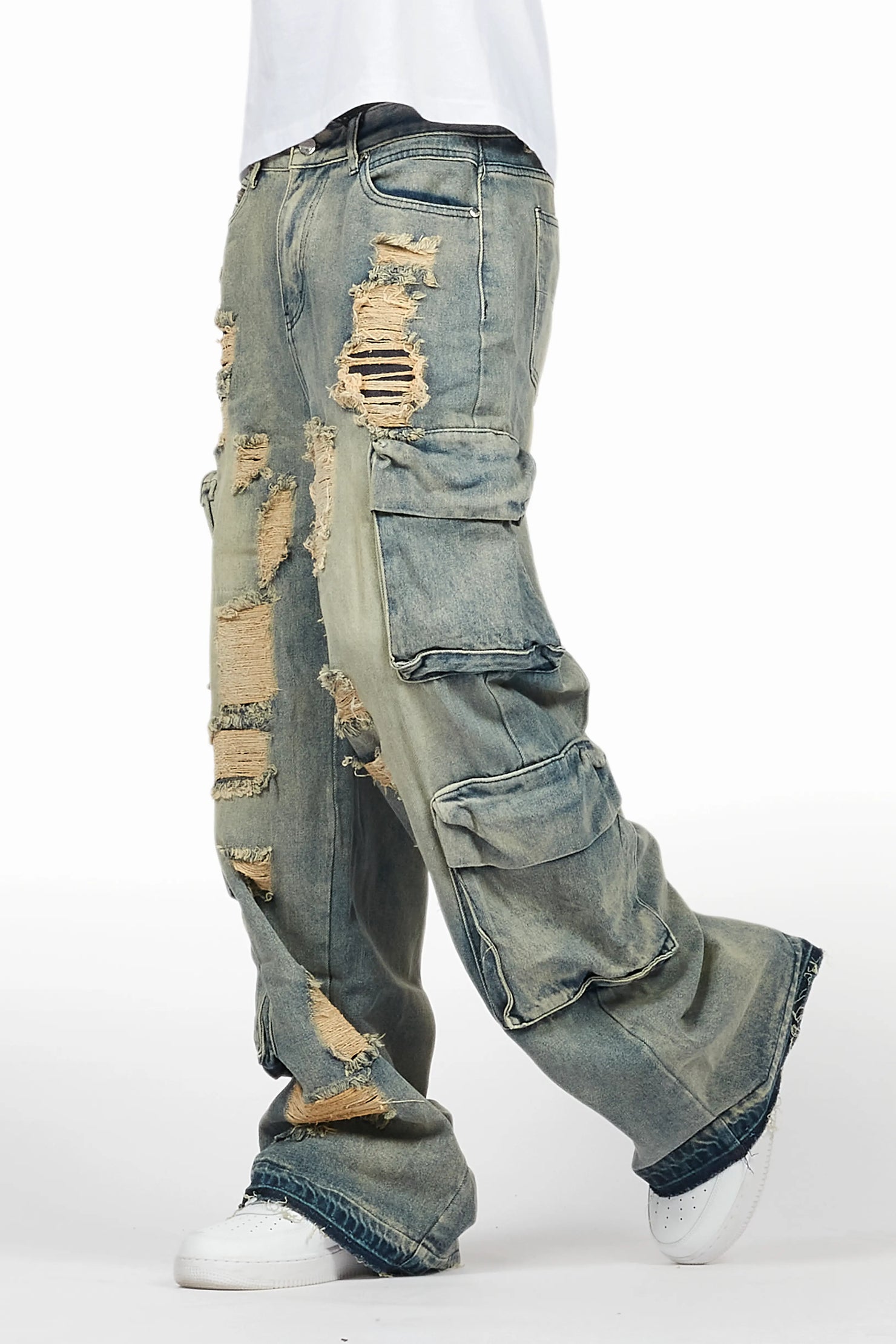 Peppe Blue Baggy Fit Jean