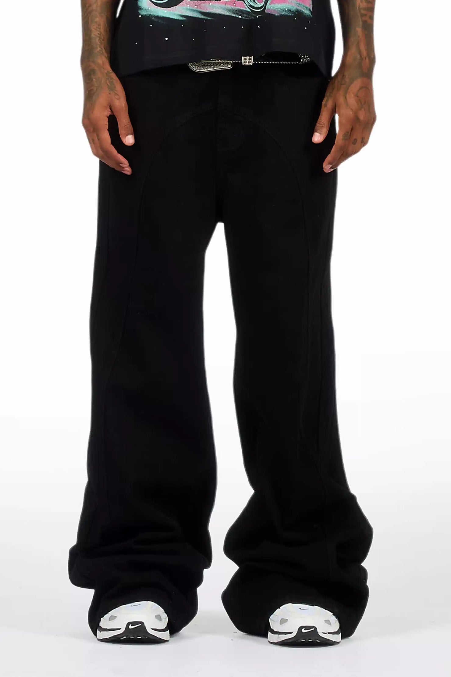 Ballen Black Baggy Jeans