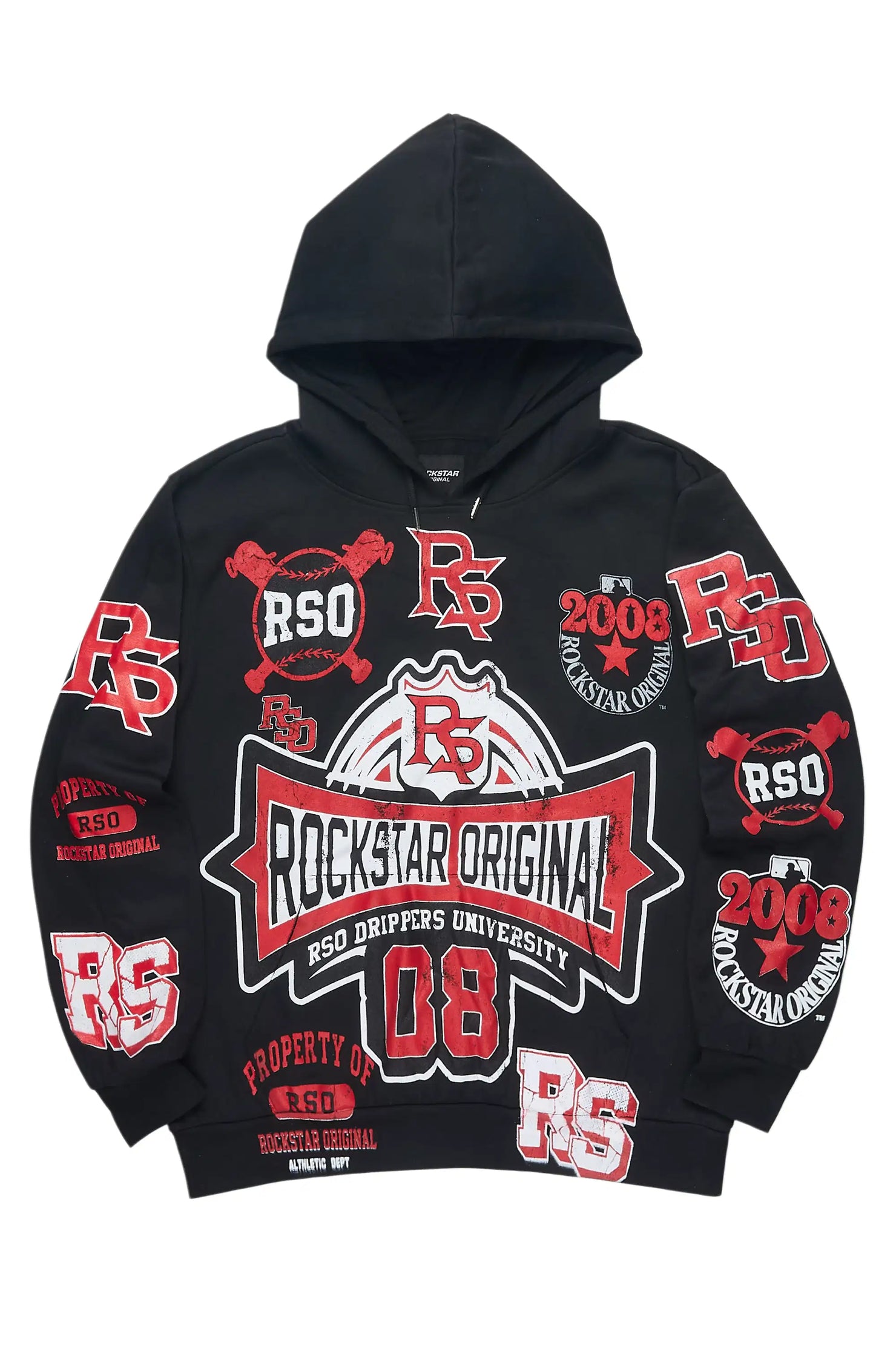 Mavrix Black Graphic Hoodie
