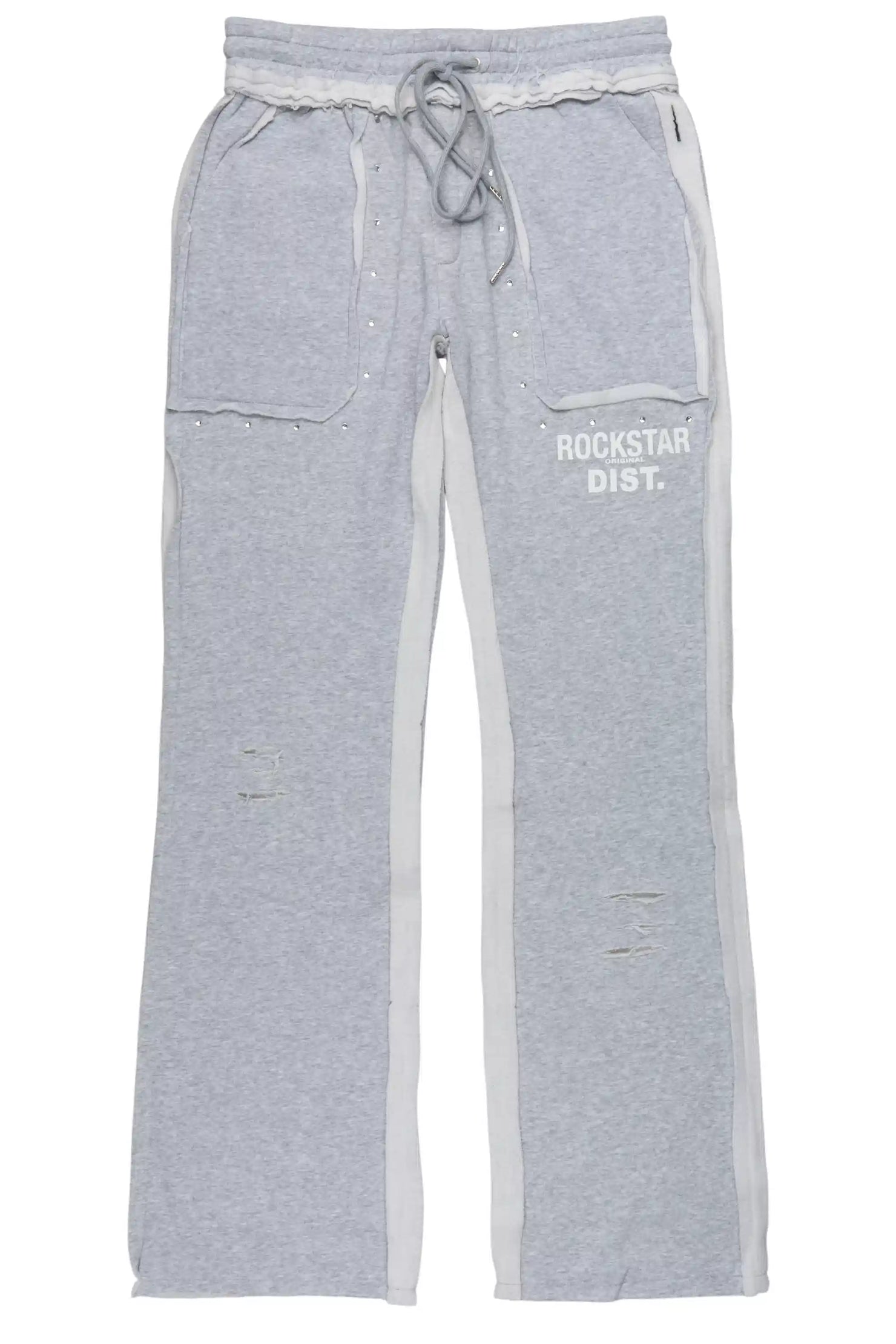 Zinon Heather Grey Relaxed Pant