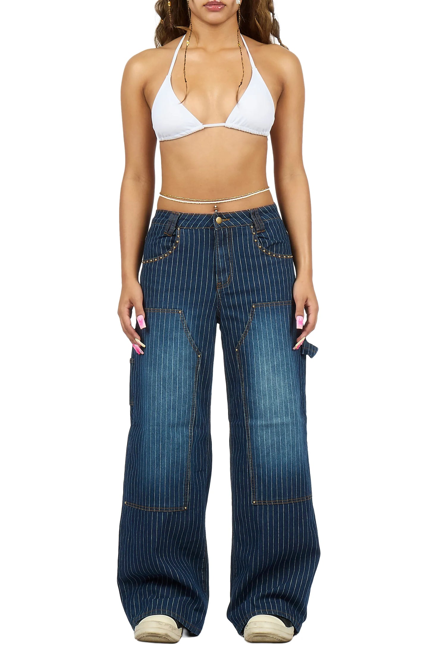 Kalanie Blue Wide Leg Jean