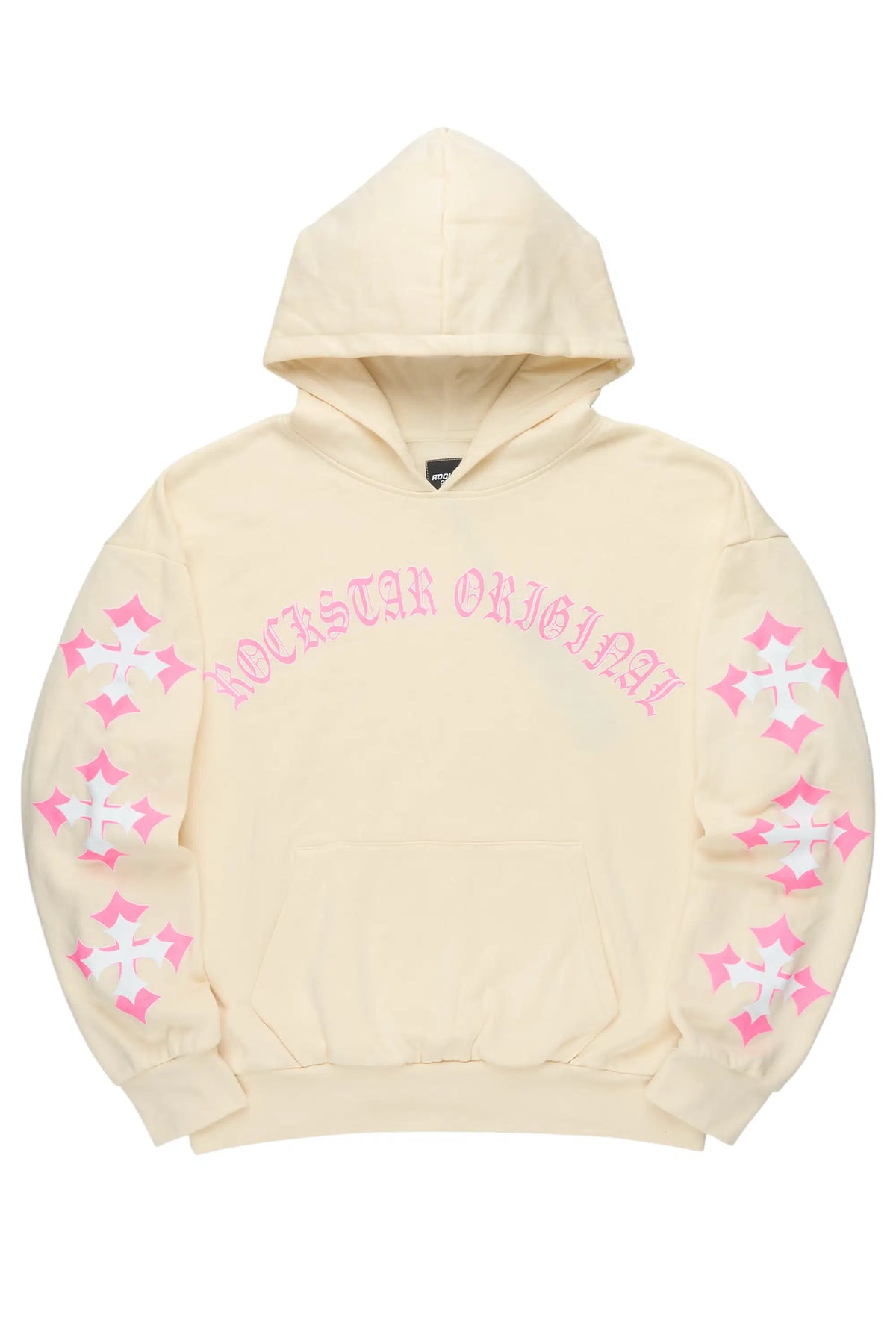 Kiyah Beige Oversized Hoodie