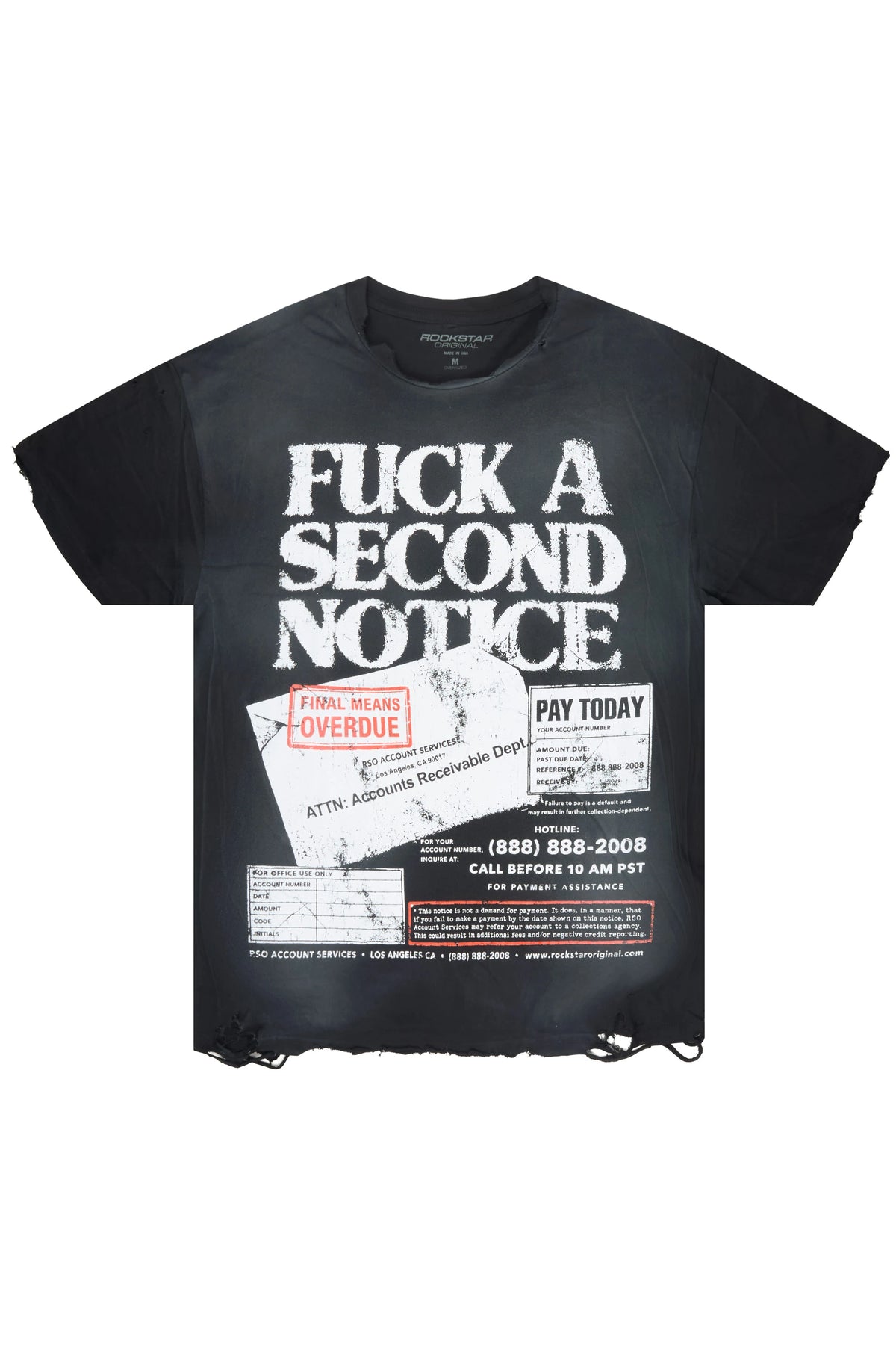 Alden Black Oversized Graphic T-Shirt