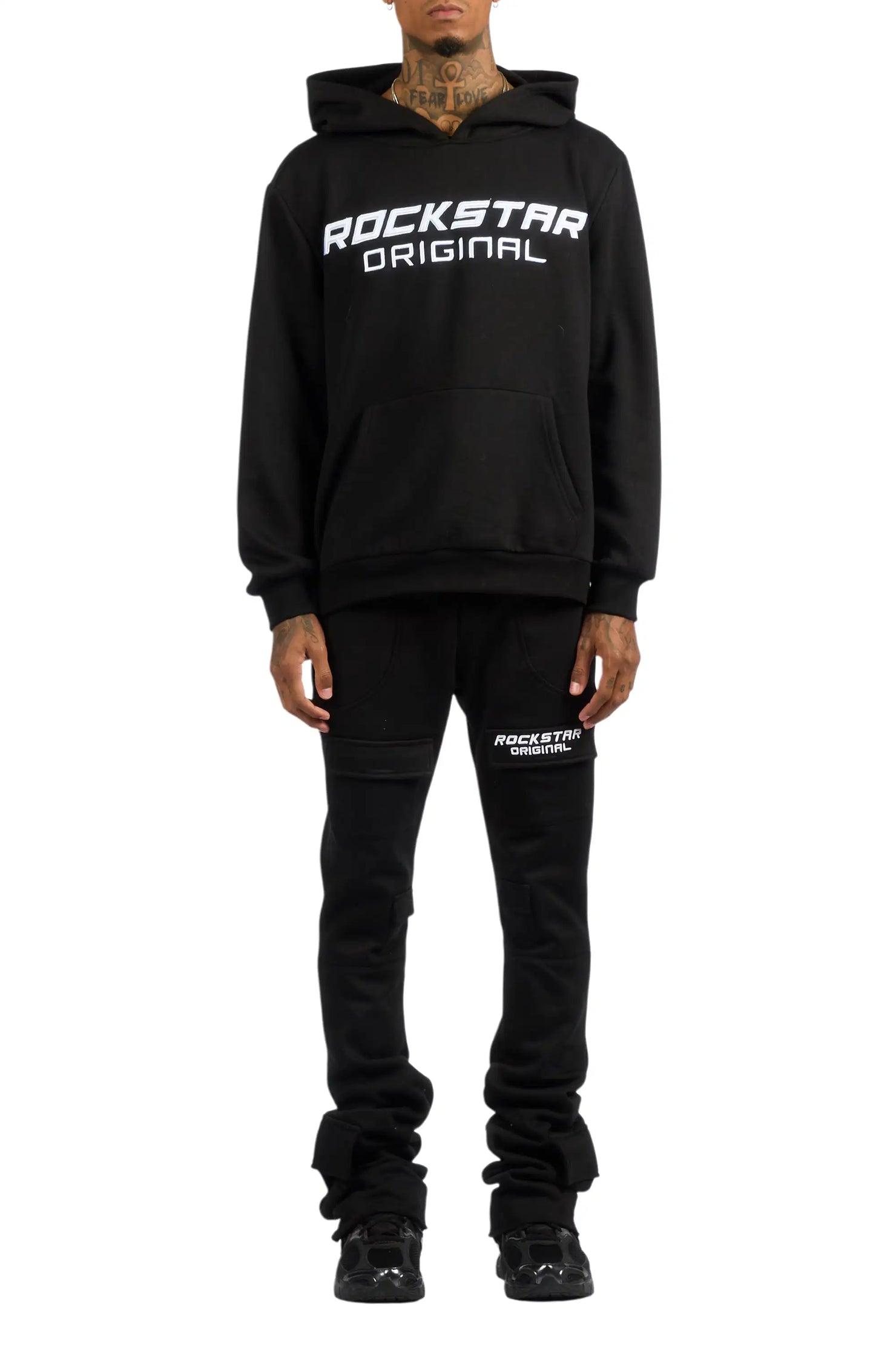Connor Black Stacked Track Set