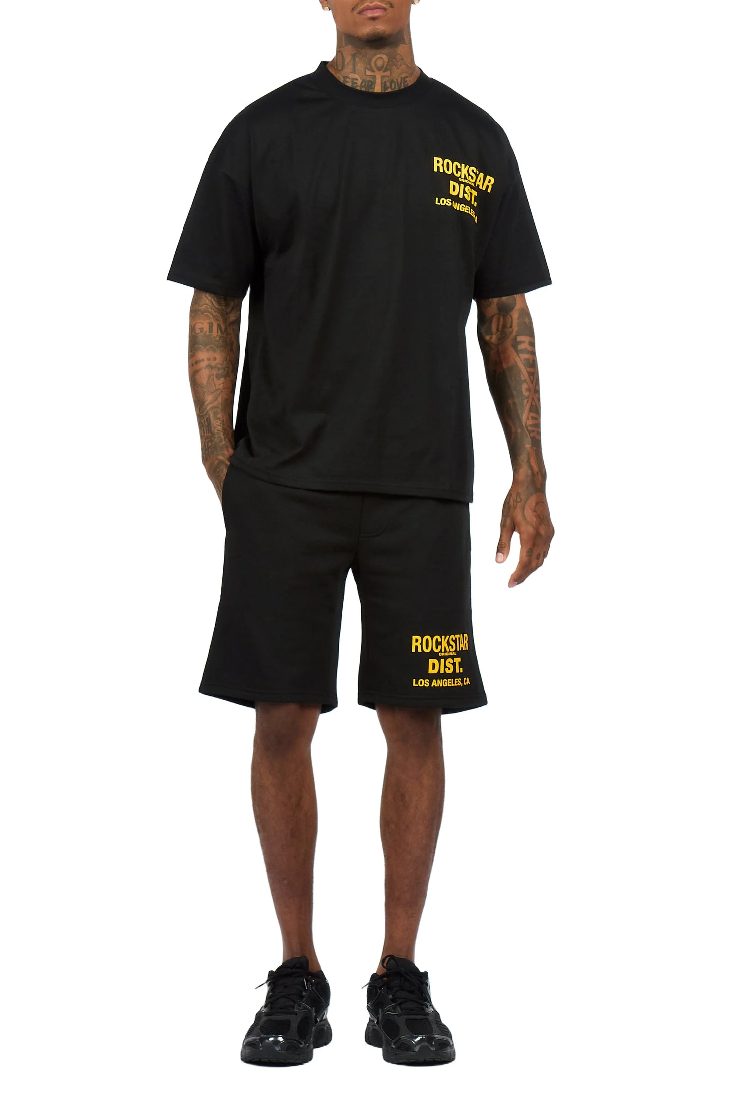 Lake Black T-Shirt/Short Set