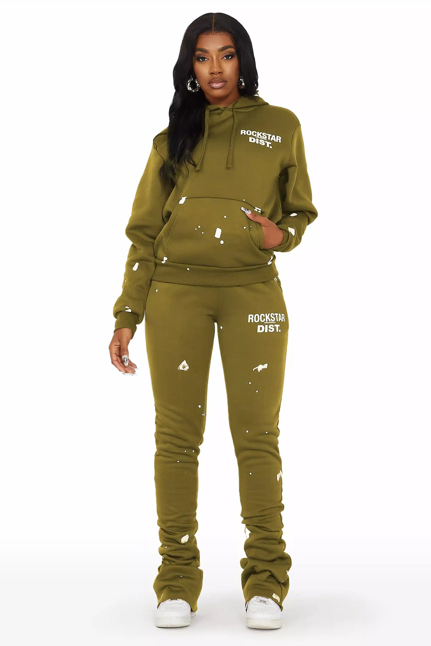 Hadley Olive Super Stacked Trackset