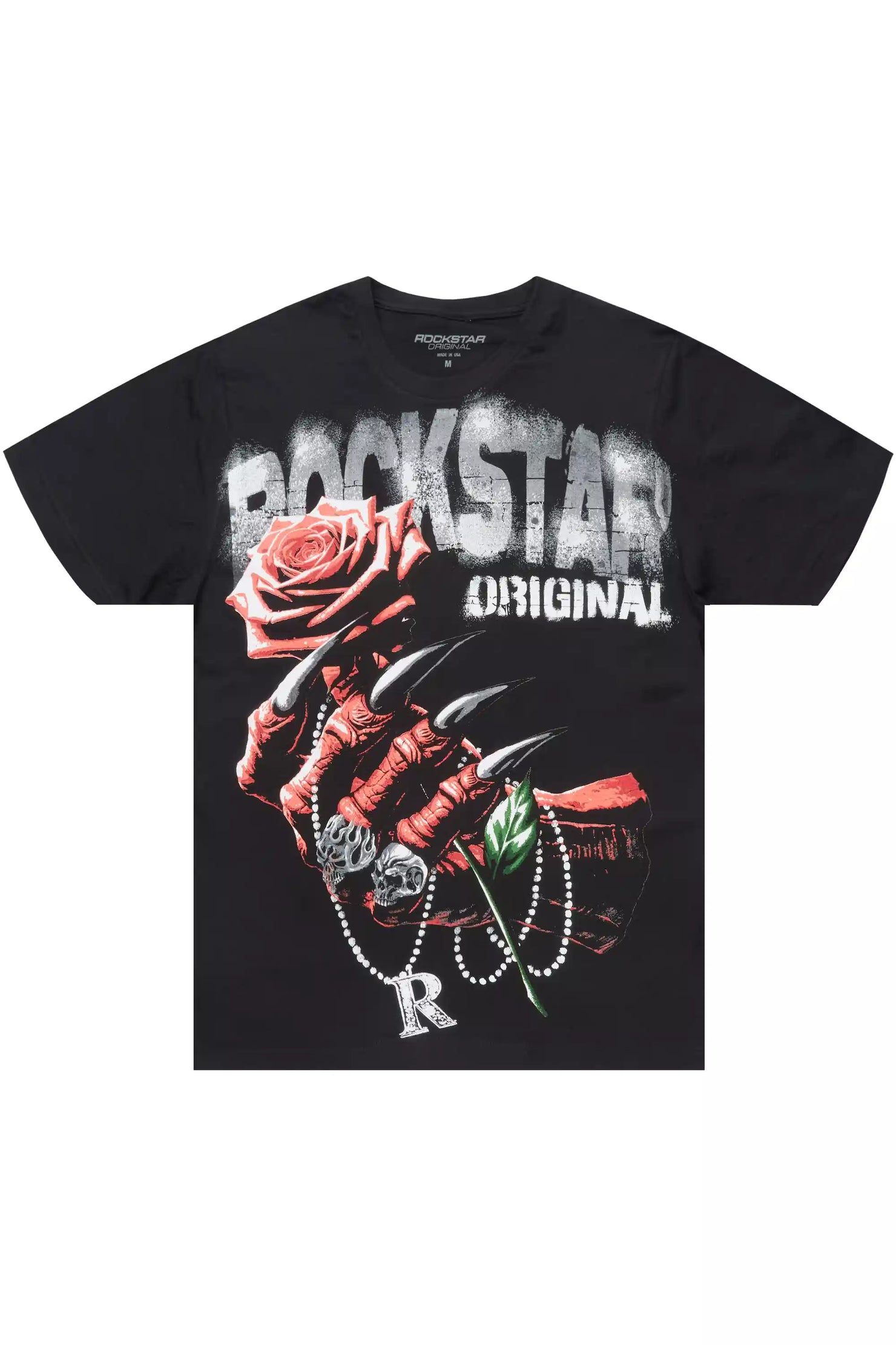 Azyrx Black Graphic T-Shirt
