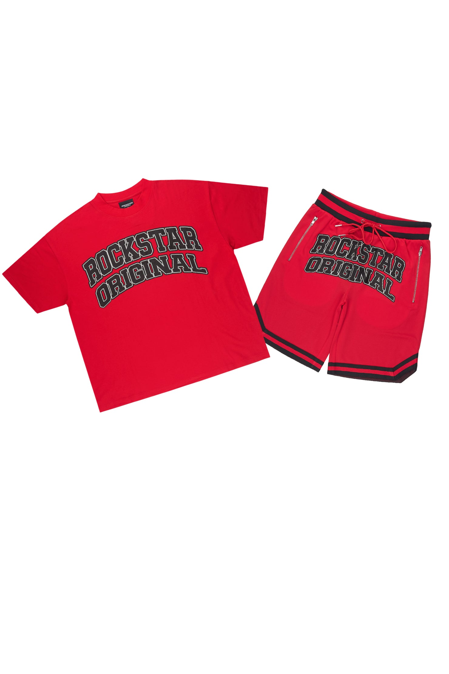 Hooper Red T-Shirt Short Set
