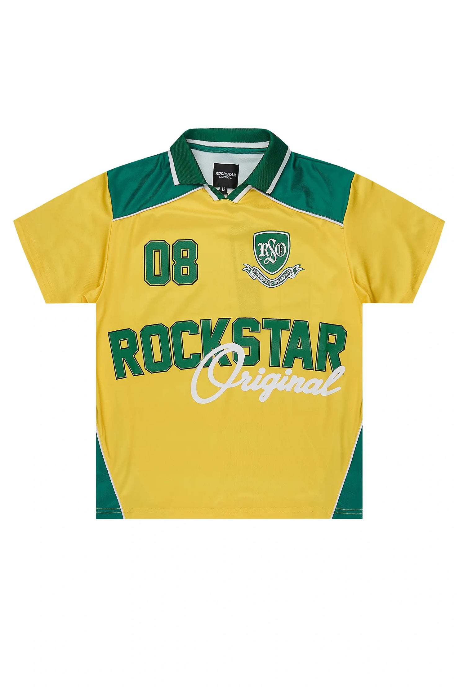Boys Roche Yellow/Green Graphic Jersey