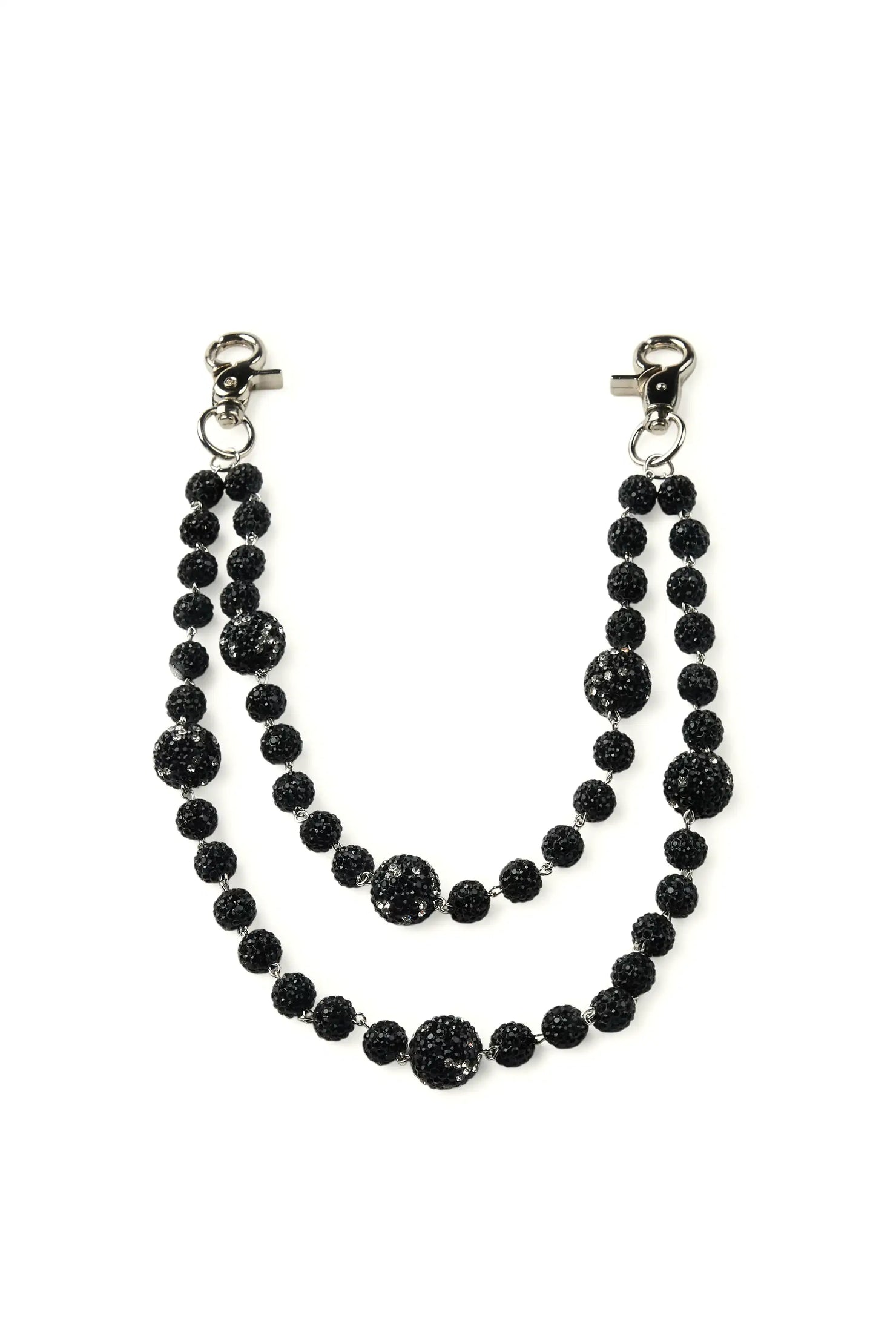 Baller Black/Black Wallet Chain