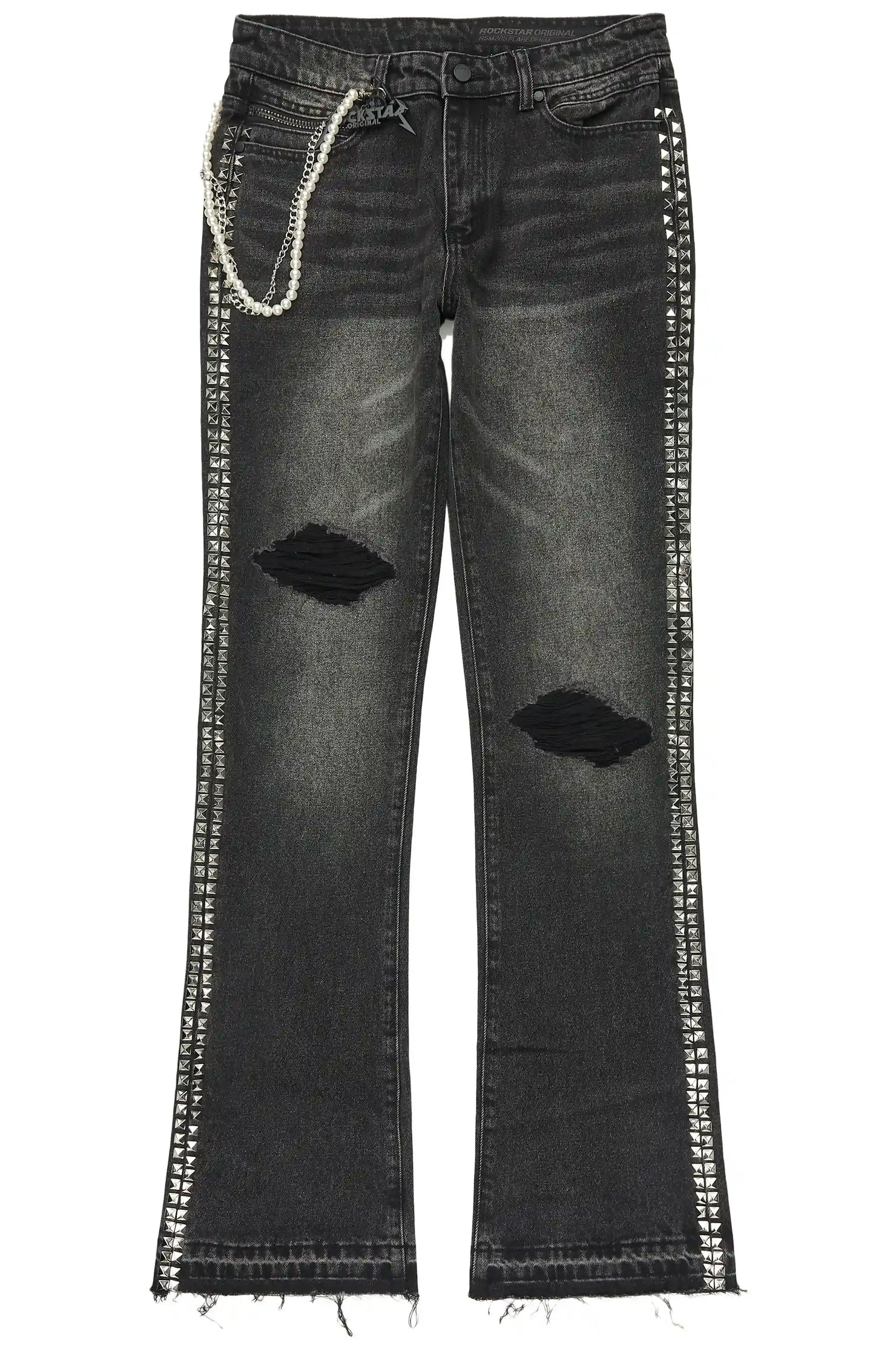 Tyce Black Pearl Stacked Fit Jean