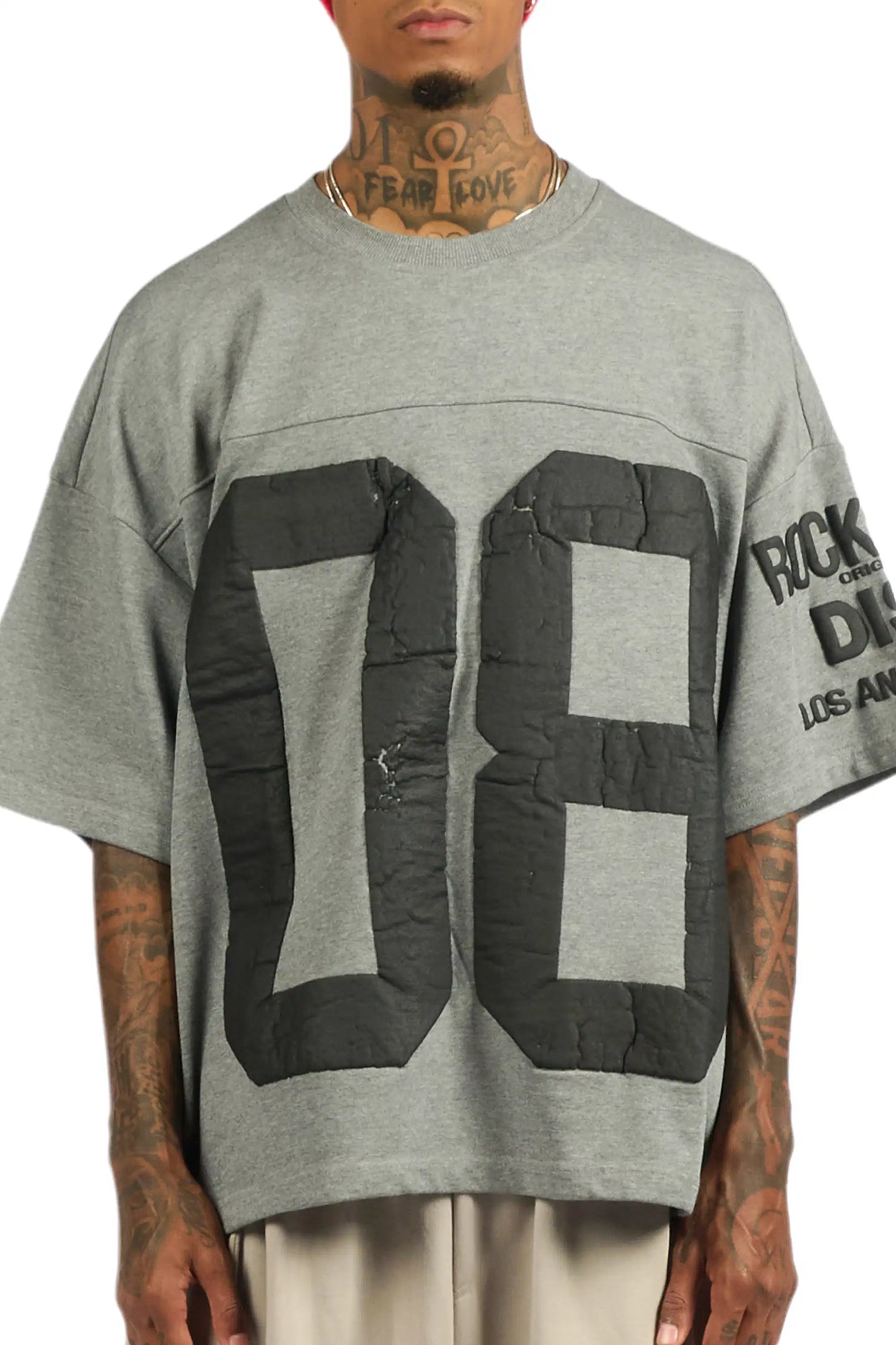 Outline Heather Grey French Terry T-Shirt