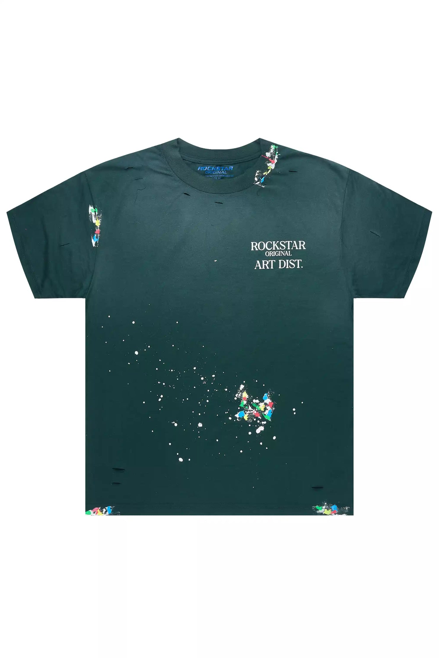Palmer 2.0 Dark Green Oversized Graphic T-Shirt