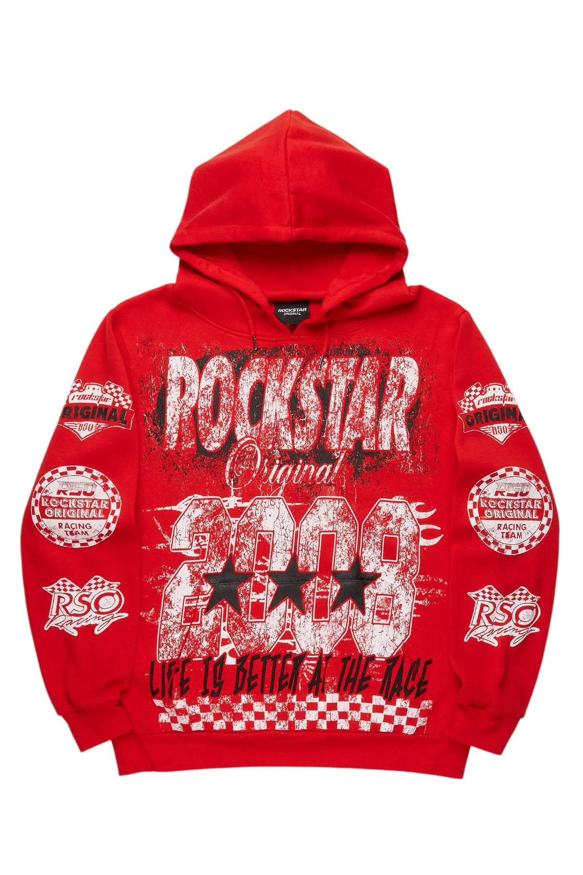 Racing Grung Red Graphic Hoodie