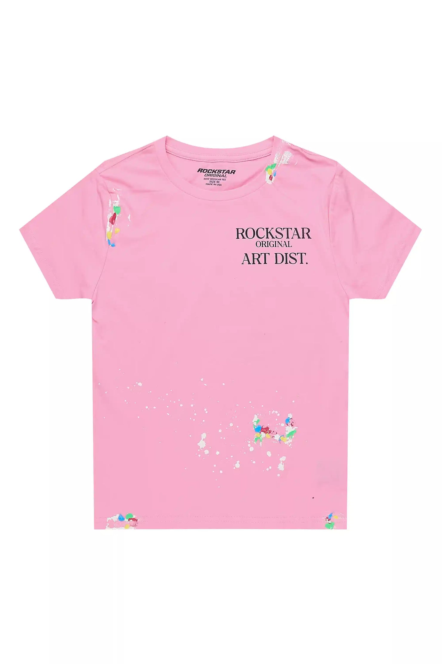Boys Palmer Light Pink Graphic T-Shirt